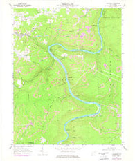 Thurmond West Virginia Historical topographic map, 1:24000 scale, 7.5 X 7.5 Minute, Year 1969
