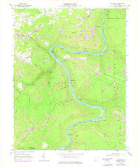 Thurmond West Virginia Historical topographic map, 1:24000 scale, 7.5 X 7.5 Minute, Year 1969