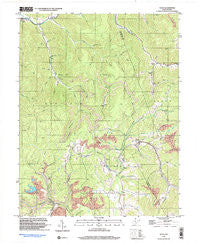 Tioga West Virginia Historical topographic map, 1:24000 scale, 7.5 X 7.5 Minute, Year 1997