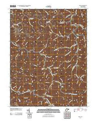 Trace West Virginia Historical topographic map, 1:24000 scale, 7.5 X 7.5 Minute, Year 2011