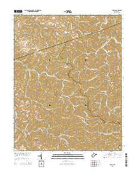 Trace West Virginia Historical topographic map, 1:24000 scale, 7.5 X 7.5 Minute, Year 2014