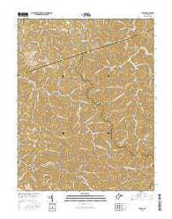Trace West Virginia Current topographic map, 1:24000 scale, 7.5 X 7.5 Minute, Year 2016