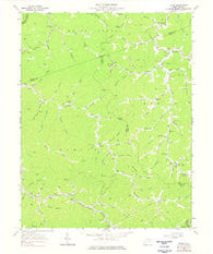 Trace West Virginia Historical topographic map, 1:24000 scale, 7.5 X 7.5 Minute, Year 1963