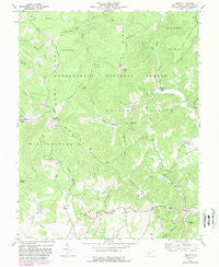 Trout West Virginia Historical topographic map, 1:24000 scale, 7.5 X 7.5 Minute, Year 1977
