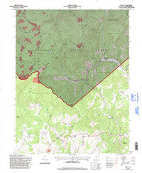 Trout West Virginia Historical topographic map, 1:24000 scale, 7.5 X 7.5 Minute, Year 1995