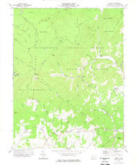 Trout West Virginia Historical topographic map, 1:24000 scale, 7.5 X 7.5 Minute, Year 1977