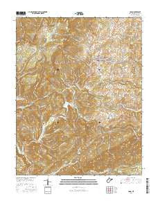 Union West Virginia Current topographic map, 1:24000 scale, 7.5 X 7.5 Minute, Year 2016