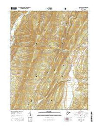 Upper Tract West Virginia Historical topographic map, 1:24000 scale, 7.5 X 7.5 Minute, Year 2014