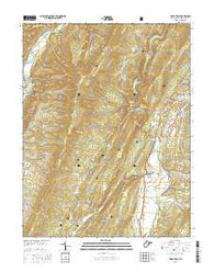Upper Tract West Virginia Current topographic map, 1:24000 scale, 7.5 X 7.5 Minute, Year 2016