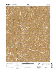 Vadis West Virginia Historical topographic map, 1:24000 scale, 7.5 X 7.5 Minute, Year 2014