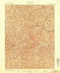 Vadis West Virginia Historical topographic map, 1:62500 scale, 15 X 15 Minute, Year 1904