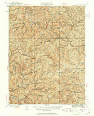 Vadis West Virginia Historical topographic map, 1:62500 scale, 15 X 15 Minute, Year 1925
