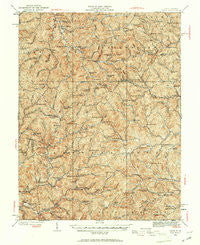 Vadis West Virginia Historical topographic map, 1:62500 scale, 15 X 15 Minute, Year 1925