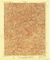 Vadis West Virginia Historical topographic map, 1:62500 scale, 15 X 15 Minute, Year 1927
