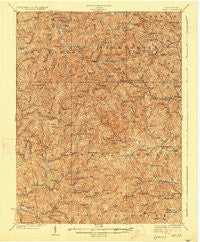 Vadis West Virginia Historical topographic map, 1:62500 scale, 15 X 15 Minute, Year 1927