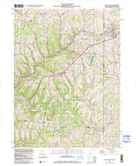 Valley Grove West Virginia Historical topographic map, 1:24000 scale, 7.5 X 7.5 Minute, Year 1997