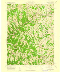 Valley Grove West Virginia Historical topographic map, 1:24000 scale, 7.5 X 7.5 Minute, Year 1959