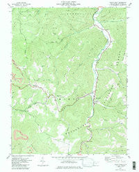 Valley Head West Virginia Historical topographic map, 1:24000 scale, 7.5 X 7.5 Minute, Year 1977