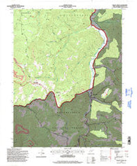 Valley Head West Virginia Historical topographic map, 1:24000 scale, 7.5 X 7.5 Minute, Year 1995