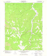 Valley Head West Virginia Historical topographic map, 1:24000 scale, 7.5 X 7.5 Minute, Year 1977