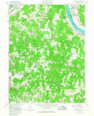 Valley Mills West Virginia Historical topographic map, 1:24000 scale, 7.5 X 7.5 Minute, Year 1957