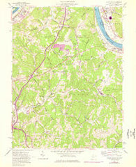 Valley Mills West Virginia Historical topographic map, 1:24000 scale, 7.5 X 7.5 Minute, Year 1957