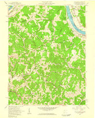 Valley Mills West Virginia Historical topographic map, 1:24000 scale, 7.5 X 7.5 Minute, Year 1957