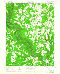 Valley Point West Virginia Historical topographic map, 1:24000 scale, 7.5 X 7.5 Minute, Year 1959