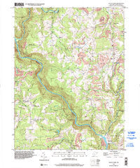 Valley Point West Virginia Historical topographic map, 1:24000 scale, 7.5 X 7.5 Minute, Year 1997