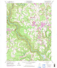 Valley Point West Virginia Historical topographic map, 1:24000 scale, 7.5 X 7.5 Minute, Year 1959