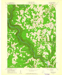 Valley Point West Virginia Historical topographic map, 1:24000 scale, 7.5 X 7.5 Minute, Year 1959