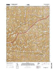 Valley Grove West Virginia Historical topographic map, 1:24000 scale, 7.5 X 7.5 Minute, Year 2014
