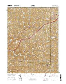 Valley Grove West Virginia Current topographic map, 1:24000 scale, 7.5 X 7.5 Minute, Year 2016
