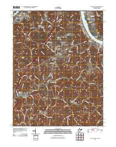 Valley Mills West Virginia Historical topographic map, 1:24000 scale, 7.5 X 7.5 Minute, Year 2010