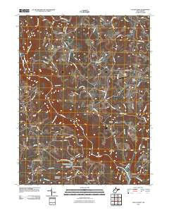 Valley Point West Virginia Historical topographic map, 1:24000 scale, 7.5 X 7.5 Minute, Year 2011