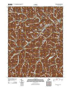 Wadestown West Virginia Historical topographic map, 1:24000 scale, 7.5 X 7.5 Minute, Year 2011