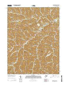 Wadestown West Virginia Historical topographic map, 1:24000 scale, 7.5 X 7.5 Minute, Year 2014