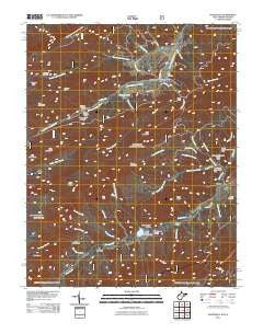 Waiteville West Virginia Historical topographic map, 1:24000 scale, 7.5 X 7.5 Minute, Year 2011