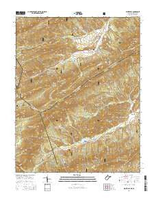 Waiteville West Virginia Historical topographic map, 1:24000 scale, 7.5 X 7.5 Minute, Year 2014