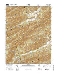 Waiteville West Virginia Current topographic map, 1:24000 scale, 7.5 X 7.5 Minute, Year 2016
