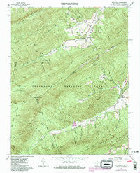 Waiteville West Virginia Historical topographic map, 1:24000 scale, 7.5 X 7.5 Minute, Year 1965