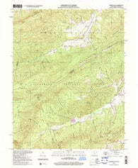 Waiteville West Virginia Historical topographic map, 1:24000 scale, 7.5 X 7.5 Minute, Year 1998