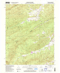 Waiteville West Virginia Historical topographic map, 1:24000 scale, 7.5 X 7.5 Minute, Year 1998