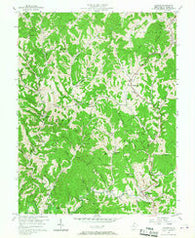 Walton West Virginia Historical topographic map, 1:24000 scale, 7.5 X 7.5 Minute, Year 1957