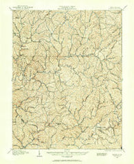 Walton West Virginia Historical topographic map, 1:62500 scale, 15 X 15 Minute, Year 1906