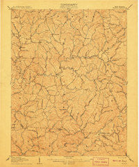 Walton West Virginia Historical topographic map, 1:62500 scale, 15 X 15 Minute, Year 1907