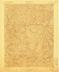 Walton West Virginia Historical topographic map, 1:62500 scale, 15 X 15 Minute, Year 1907