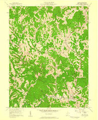 Walton West Virginia Historical topographic map, 1:24000 scale, 7.5 X 7.5 Minute, Year 1957