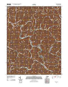 War West Virginia Historical topographic map, 1:24000 scale, 7.5 X 7.5 Minute, Year 2011