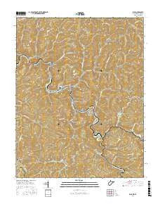 War West Virginia Current topographic map, 1:24000 scale, 7.5 X 7.5 Minute, Year 2016
